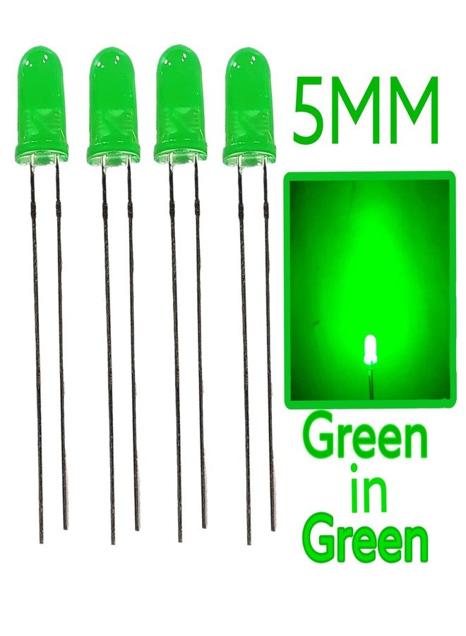UNIVERSAL HUB PACK OF 20 5mm LED Light Bulbs in Bright White, Green, Red, Yellow, and Blue Colors - 4 Pieces Each - Image 3