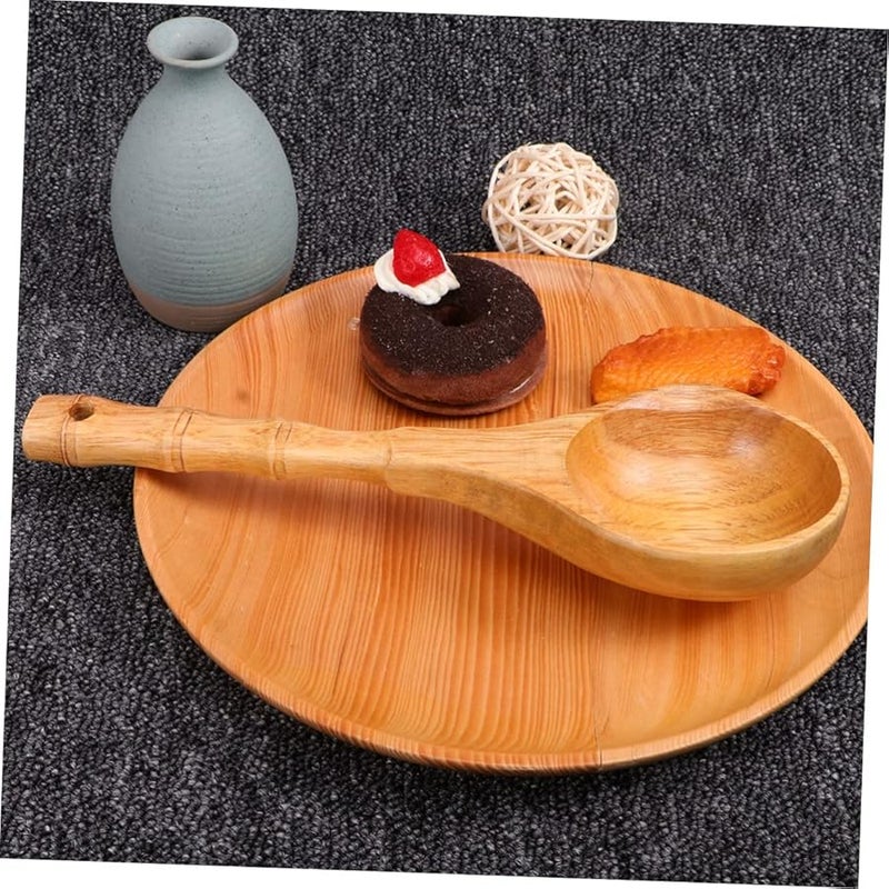 Wooden Cooking Spoon Handmade Kitchen Utensil for Soup Porridge and Stew - Image 4
