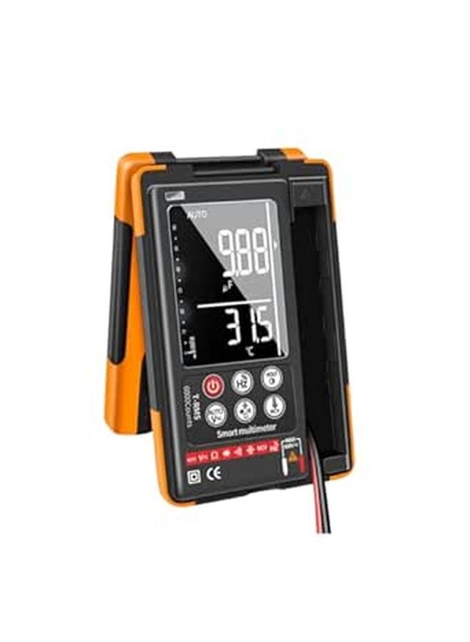 Q60 Digital Multimeter True RMS Auto Ranging NCV Detection Backlit Display Data Hold Electrical Tester - Image 1