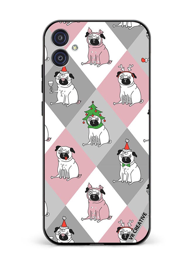 VR CREATIVE Protective Case Cover For Samsung Galaxy M04/F04 Dogs Design Multicolour - Image 1