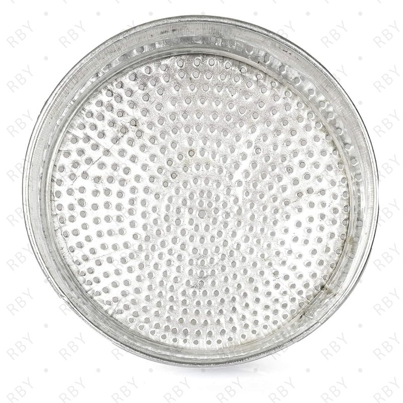 RBY Traditional Pure Iron Wheat StrainerSieveChalniGehu Chalna for WheatGrainsSpices Medium - Image 3