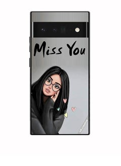 Protective Case Cover For Google Pixel 6a Girl Miss You Design Multicolour