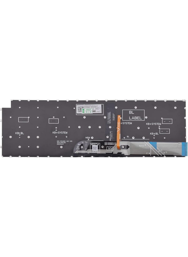 Terabyte Keyboard Compatible with Dell Inspiron 15 3510 3511 3515 5510 5515 5518, inspiron 16 7610, Latitude 3520, Vostro 15 3510 3515 3520 3525 7510 - Image 2