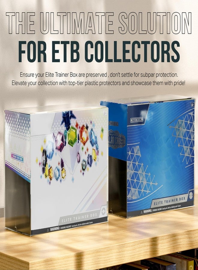 Dinavio Crafthouse PET Plastic ETB Protector Case 10 Pack - Elite Trainer Box Protector - ETB Case Compatible with Elite Trainer Boxes (Pack of 10) - Image 4