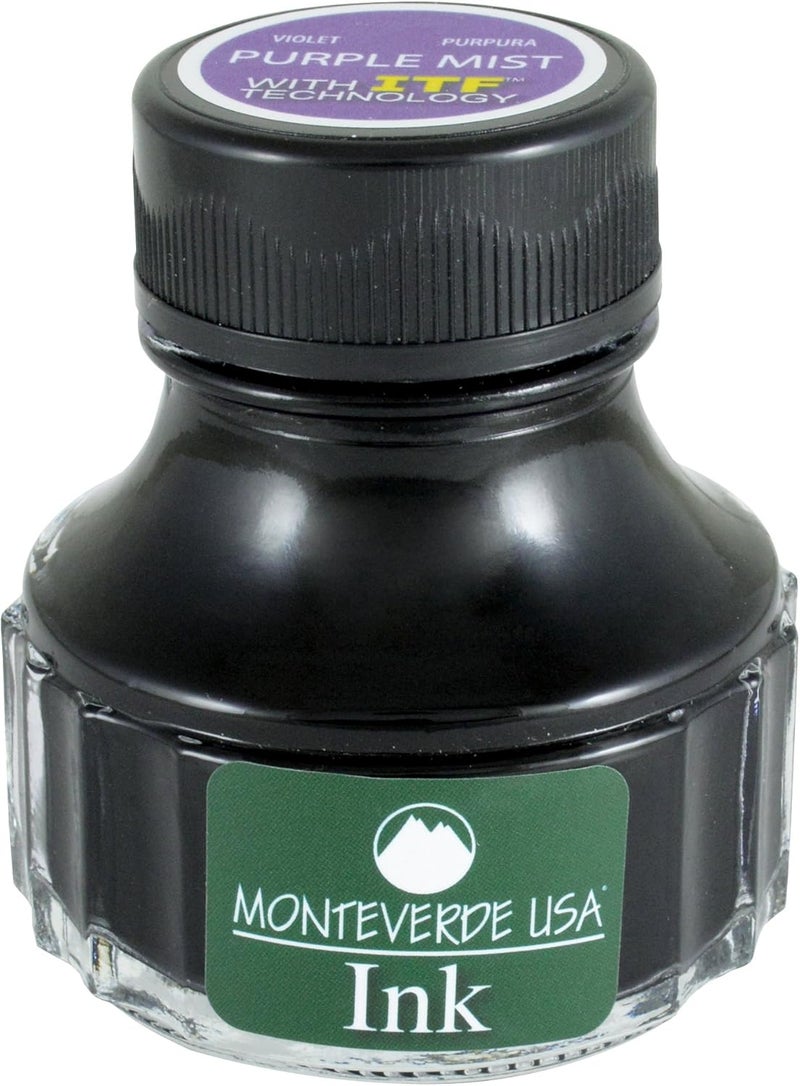 Monteverde USA Ink with ITF Technology, 90 ml Purple Mist (G308PM) - Image 1