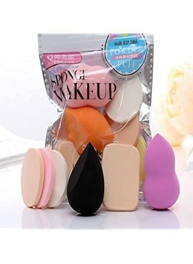 SUNISA Makeup Sponge Blender Set, Multi-Shape Beauty Blending Sponges, 6Pieces - Image 1