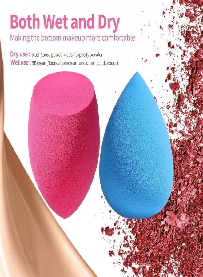 SUNISA Makeup Sponge Blender Set, Multi-Shape Beauty Blending Sponges, 6Pieces - Image 3