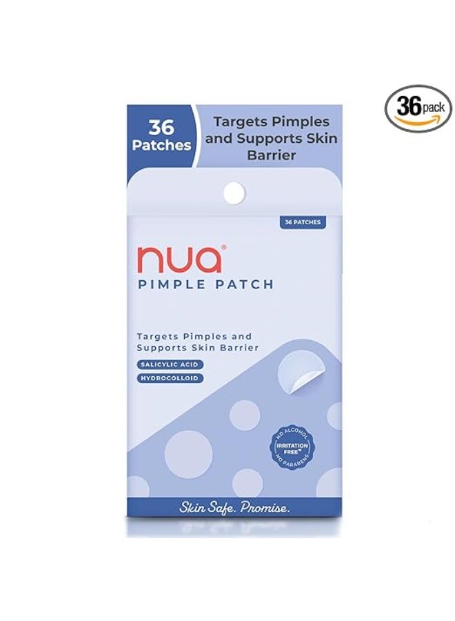 نوا لصقات نوا لعلاج حب الشباب | 36 لصقة من الهيدروكولويد وحمض الساليسيليك | تمتص الزيوت، وتمنع الندبات | علاج ليلي | لجميع أنواع البشرة | لصقات لعلاج حب الشباب للوجه - Image 1