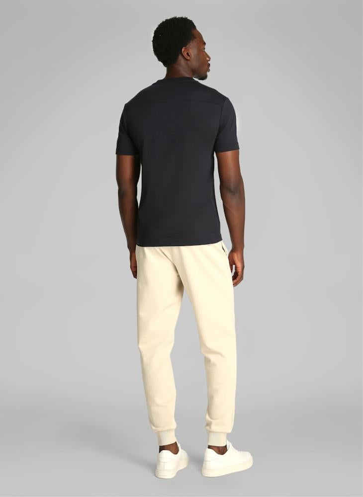 CALVIN KLEIN Textured Embroidery Logo T-Shirt  - Image 2