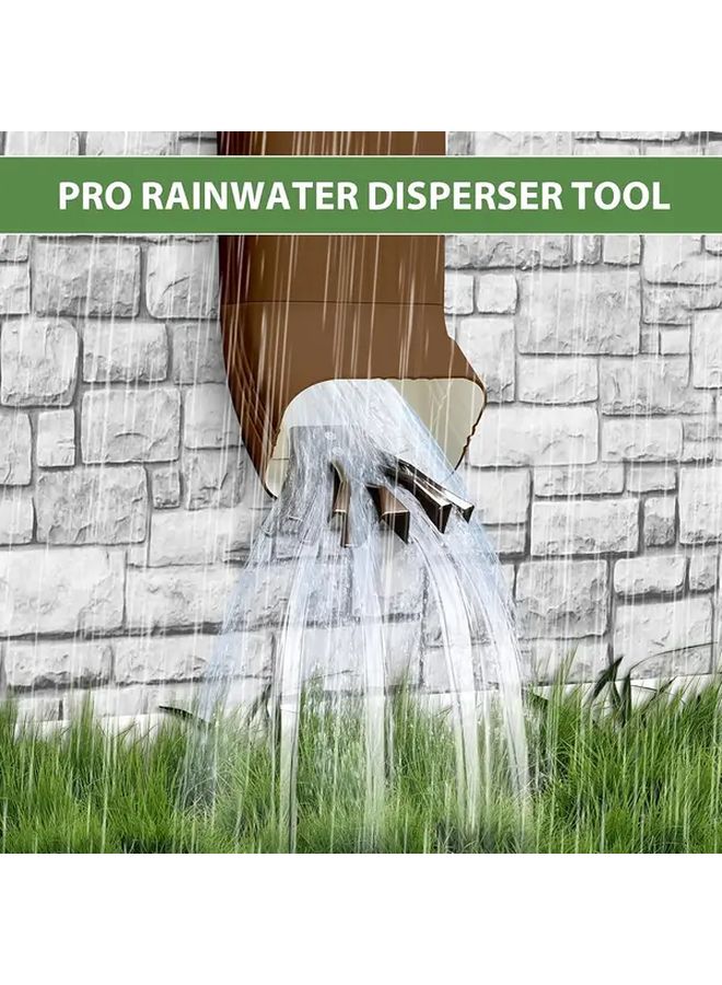 كتلة تناثر مجرى المطر البني الثقيل 3×4 لإعادة توجيه مياه الأمطار سهلة التركيب - Image 4