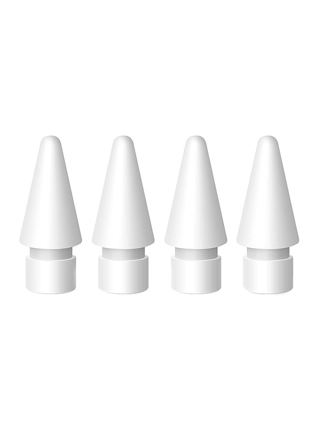 Sterlibox 4-Piece Replacement Nib Set For Apple Stylus Pen White - Image 1