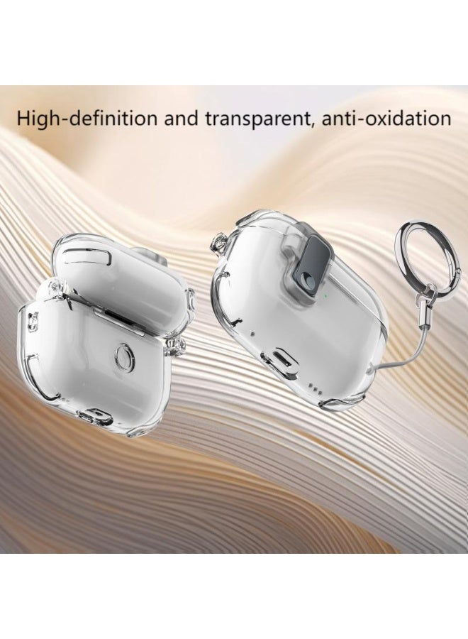AirPods Pro 2 2022/AirPods Pro 2019 Case with Lock, Drop-proof and Shockproof Protective Case Cover with Keychain for Apple AirPods Pro 2/Airpods Pro  - Image 2