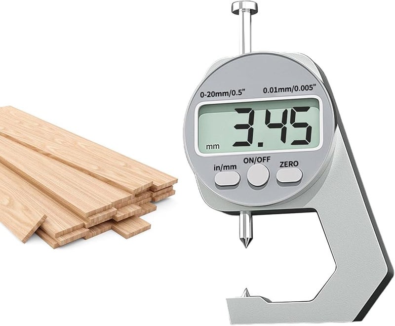 مقياس سمك إلكتروني بشاشة LCD للمعادن وألوان السيارات A - Image 5