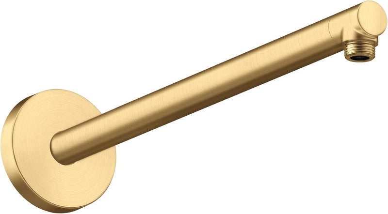 AXOR AXOR ShowerSolutions 16inch Modern Showerarm in Brushed Gold Optic 26431251 