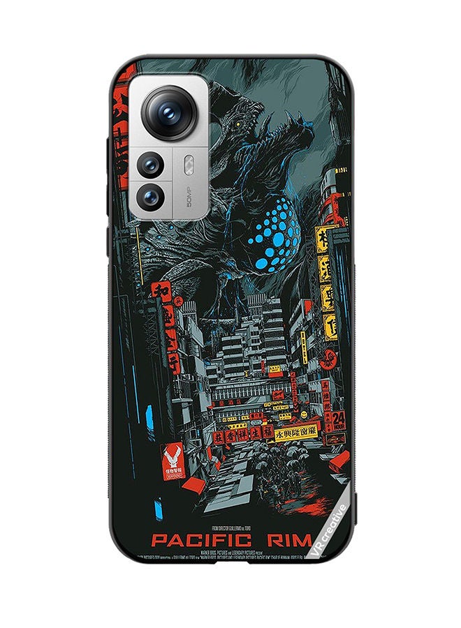 VR CREATIVE Protective Case Cover For Xiaomi 12X Pacific Rim Design Multicolour - Image 1