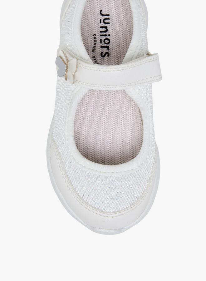 JUNIORS Girls Hook and Loop Mary Jane Shoes - Image 4