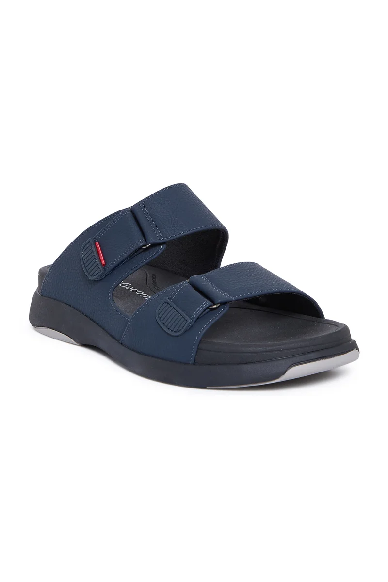 جيومني صنادل عربية مريحة للرجال – صنادل كلاسيكية مفتوحة الأصابع مع سرير مبطن للارتداء اليومي