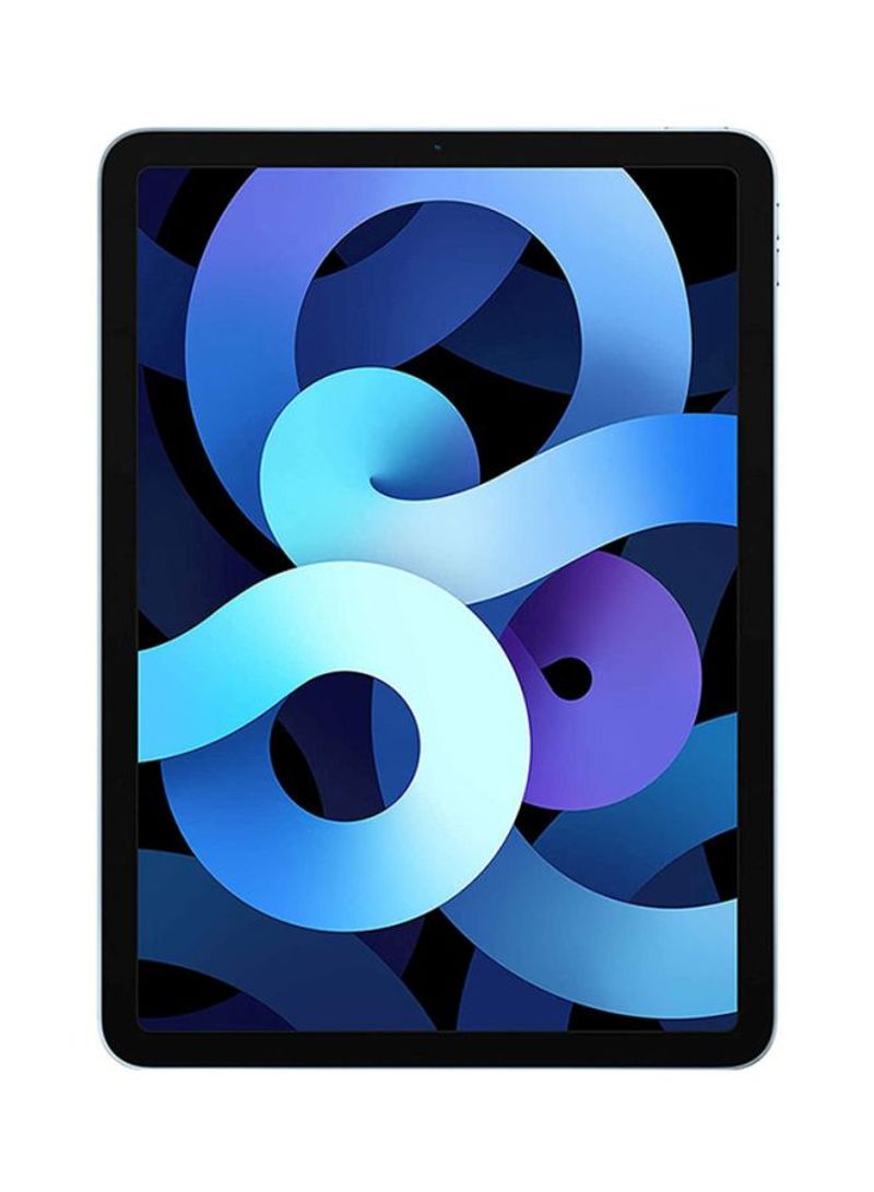 ابل  Renewed - iPad Air - 2020 (4th Gen) 10.9-Inch 64GB WiFi Sky Blue With Facetime - Image 3