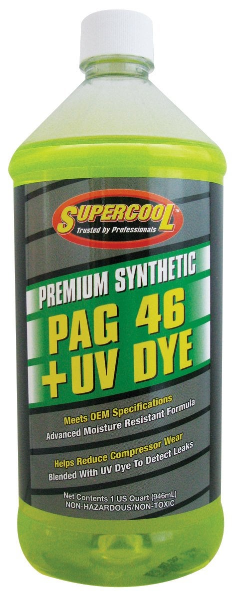 TSI Supercool AC Comp Lube UV Dye 32 Oz Flsh PNT 442F P4632D