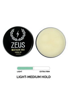 Zeus Mustache Waxnatural Shinemoisturizingconditioning Moustache Waxlightmedium Holdmade In Usa (1 Oz.)  - Image 3