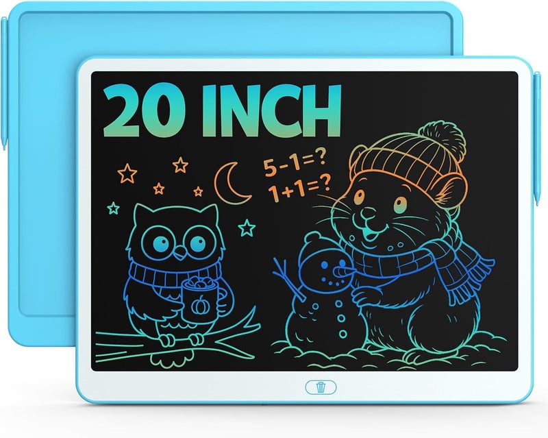 bravokids ألواح رسم مقاس 20 بوصة باللون الأزرق - Image 1