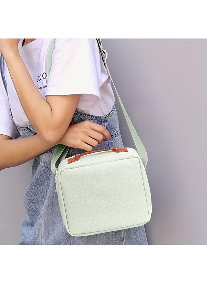 O Ozone - Universal Portable Camera Case for Fujifilm Instax Mini 12/11/99/9/EVO/40/90/Link2/DSLR Cameras Protective Camera Bag with Shoulder Strap- Green - Image 1