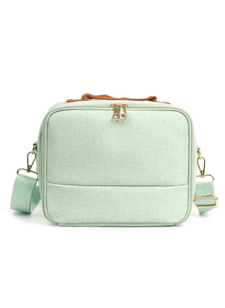 O Ozone - Universal Portable Camera Case for Fujifilm Instax Mini 12/11/99/9/EVO/40/90/Link2/DSLR Cameras Protective Camera Bag with Shoulder Strap- Green - Image 1