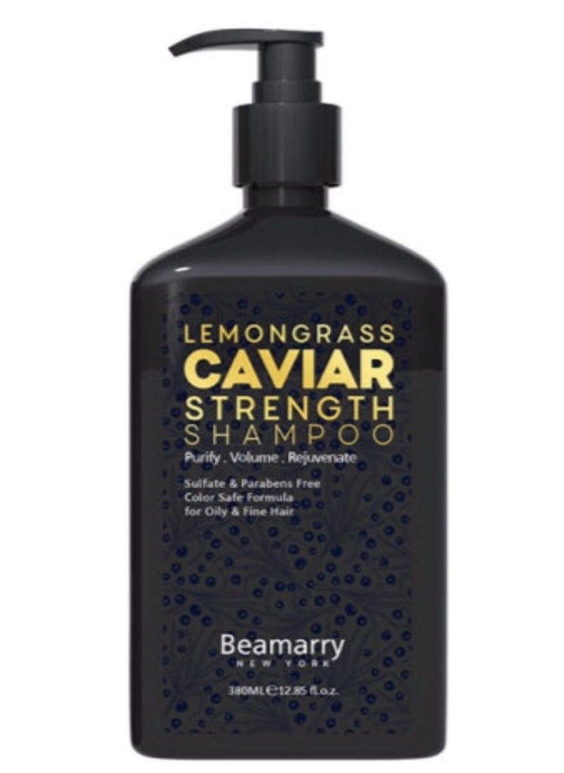 Beamarry - Beamarry Lemongrass Caviar Strength Shampoo 380ml - Image 1