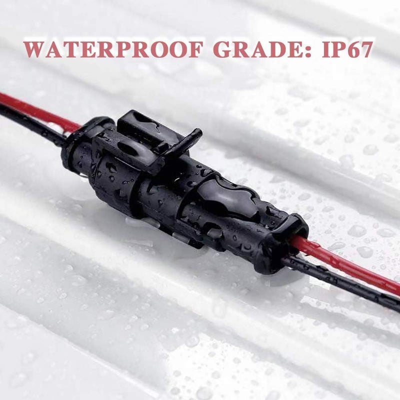 ZOZOE 6 Kit 2 Pin Car Connector Waterproof Electrical Connector, Male and Female Way 18 AWG Wire Plug Socket Kit for Truck, Motorcycle, Boat and Other Wire Connection - Image 2