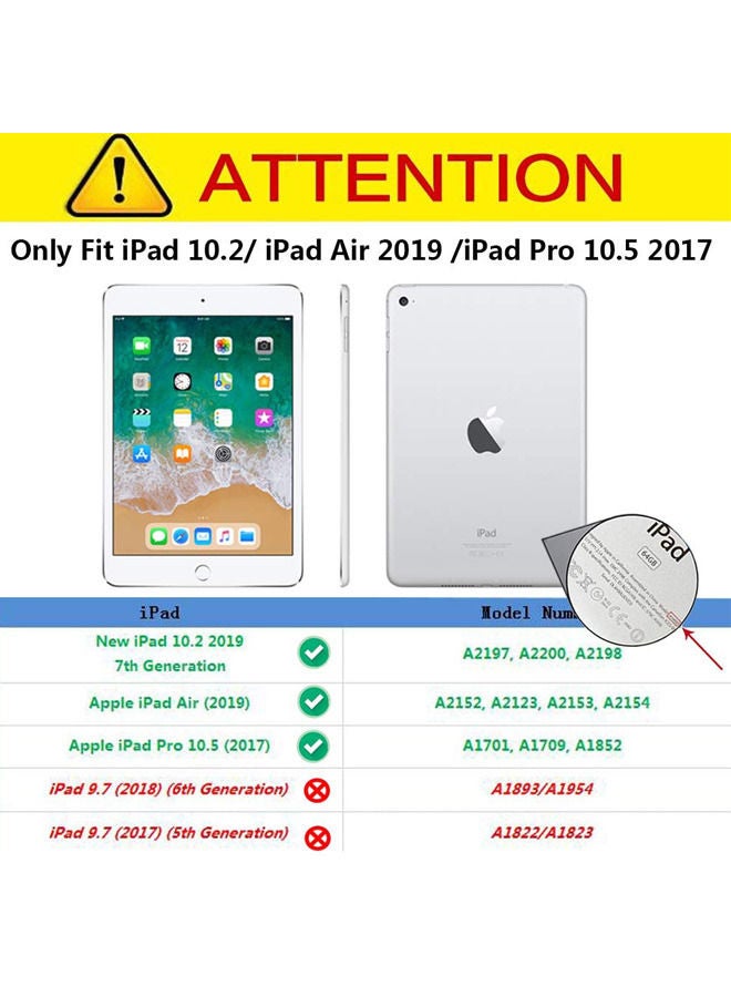 روك بو جراب iPad 10.2 2020 ، جراب iPad من الجيل السابع للأطفال ، غطاء واقٍ واقٍ مقاوم للصدمات من إسفنج EVA فائق الحماية للأطفال لجهاز iPad 10.2 بوصة 2019 7th 2020 8th Gen - أحمر - Image 2