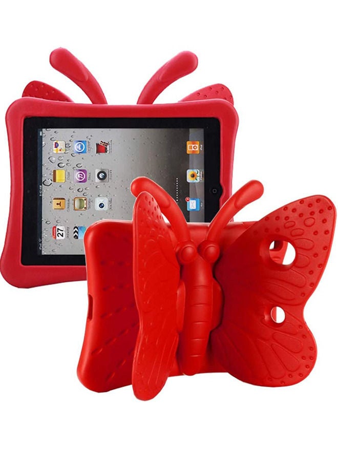 روك بو جراب iPad 10.2 2020 ، جراب iPad من الجيل السابع للأطفال ، غطاء واقٍ واقٍ مقاوم للصدمات من إسفنج EVA فائق الحماية للأطفال لجهاز iPad 10.2 بوصة 2019 7th 2020 8th Gen - أحمر - Image 1