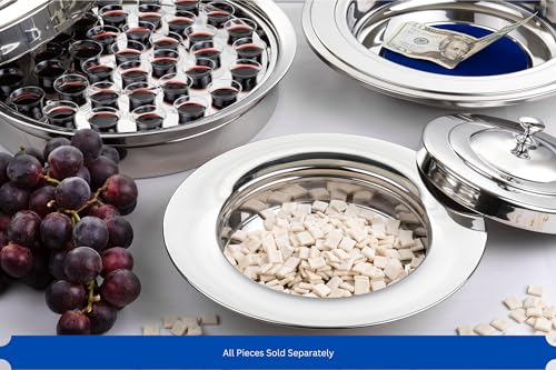 Steadfast Selections - (Bread Tray Lid) Premium Communion Trays for Churches | Communion Set | Communion Plates for Church | Communion Tray Set | Communion Supplies | Church Communion Ware Sets - Image 5