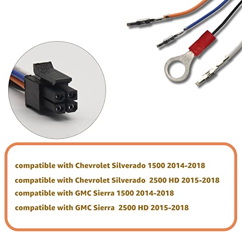 Sousery Tow Mirrors Wiring Harness Compatible with Chevrolet Chevy Silverado GMC Sierra 1500 2500 HD Sierra Truck 20142018 Cargo Running Turn Signals Light2PCS - Image 3