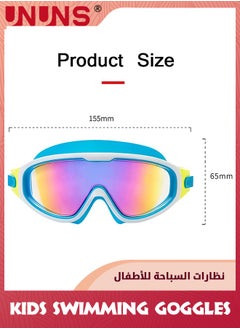 Kids Swim Goggles,Unisex Child Swimming Goggles,Wide View Clear Vision Lenses Swim Goggles For Boys Girls 3-14,No-Leak Anti-Fog Anti-UV Soft Silicone Frame Adjustable Strap With Earplugs - pzsku/ZA46FFE6619A0982D8127Z/45/_/1709024025/98330b6d-0c2c-4def-97b1-12918c5ef66a