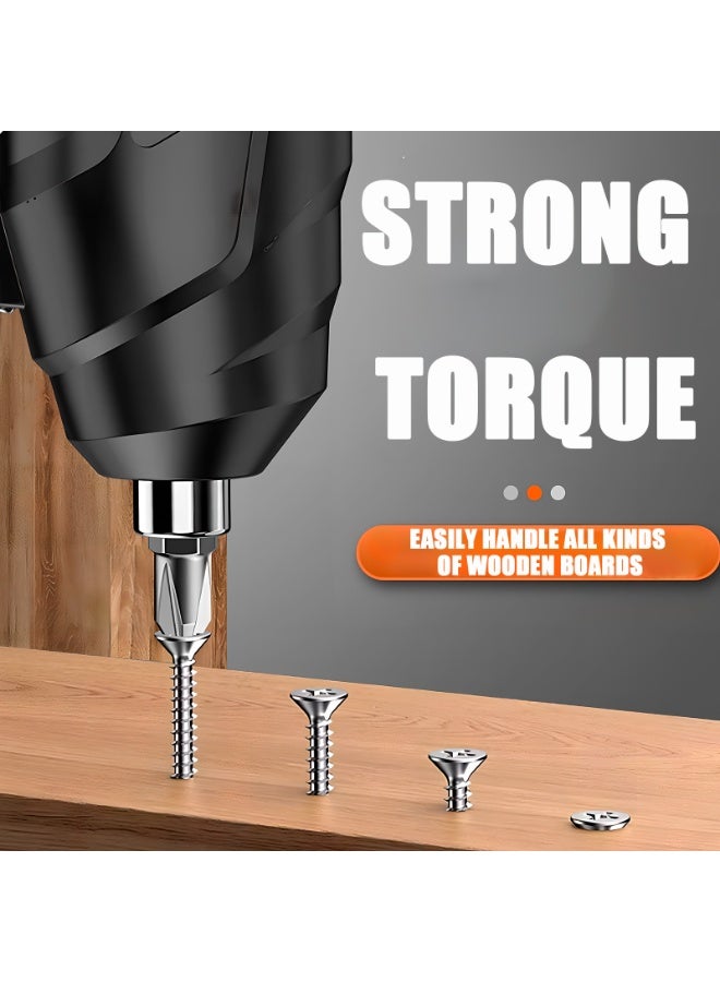 AOTUO Cordless Drill Set,47 In 1 Electric Screwdriver Set,Diy Tools With Led Light & Charger For Home, Office, Workplace - Image 5