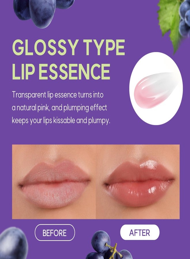 frudia WELCOS FRUDIA Grape Honey Chu Lip Essence - Korean Lip Balm for Men & Women | Lip Plumper Gloss Organic Lip Balm Tubes for Lip Care | Essence Lip Oil Lip Moisturizer for Very Dry Lips (0.33 Fl oz) - Image 4