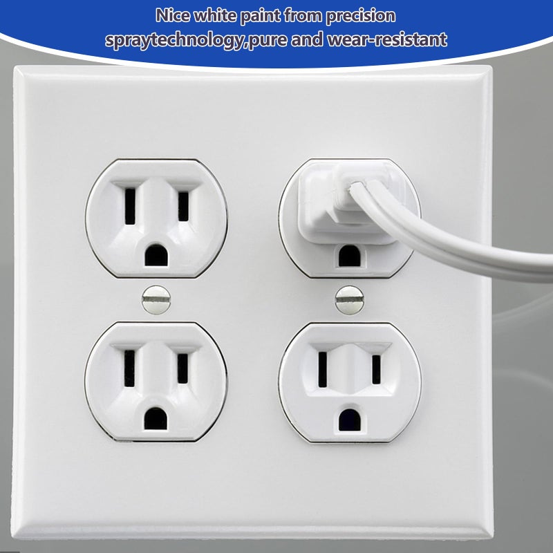 Klfte 120 pcs Wall Plate Screws, White Outlet Screws 6-32 Thread Light Electrical Cover Panel Switch Plate Screws 5 Length Sizes (3/8", 9/16", 3/4", 1", 1.2") - Image 4