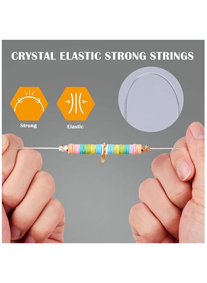 جونيس الخرز الزجاجي الخرز الطيني للمجوهرات صنع كيت ، سوار صنع كيت مع وجه مبتسم خرز رسالة الخرز سحر المعلقات ، خرزة لوازم الفن الحرفية مجموعة للفتيات الأطفال DIY هدية مصنوعة يدويا - Image 2