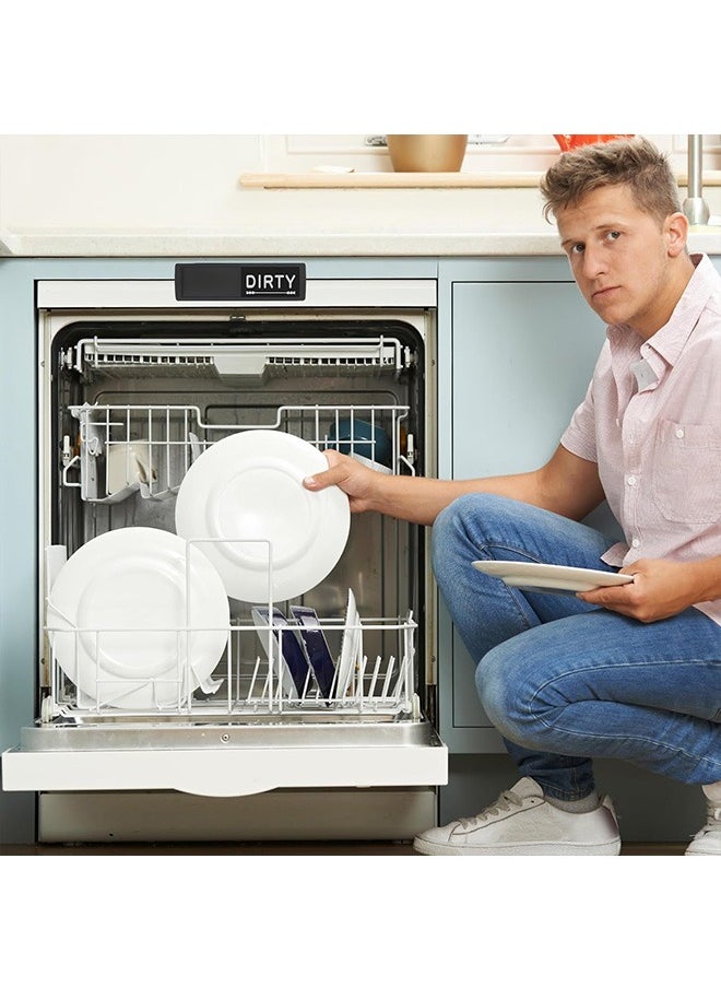 Generic - Dishwasher Magnet Clean Dirty Sign Dirty or Clean Dishwasher Magnet Sign Strong Clean Dirty Magnet Slide Indicator Magnetic Dirty Clean Dishwasher Magnet for Dishwasher or Refrigerator - Image 1