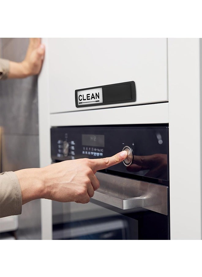 Generic - Dishwasher Magnet Clean Dirty Sign Dirty or Clean Dishwasher Magnet Sign Strong Clean Dirty Magnet Slide Indicator Magnetic Dirty Clean Dishwasher Magnet for Dishwasher or Refrigerator - Image 1