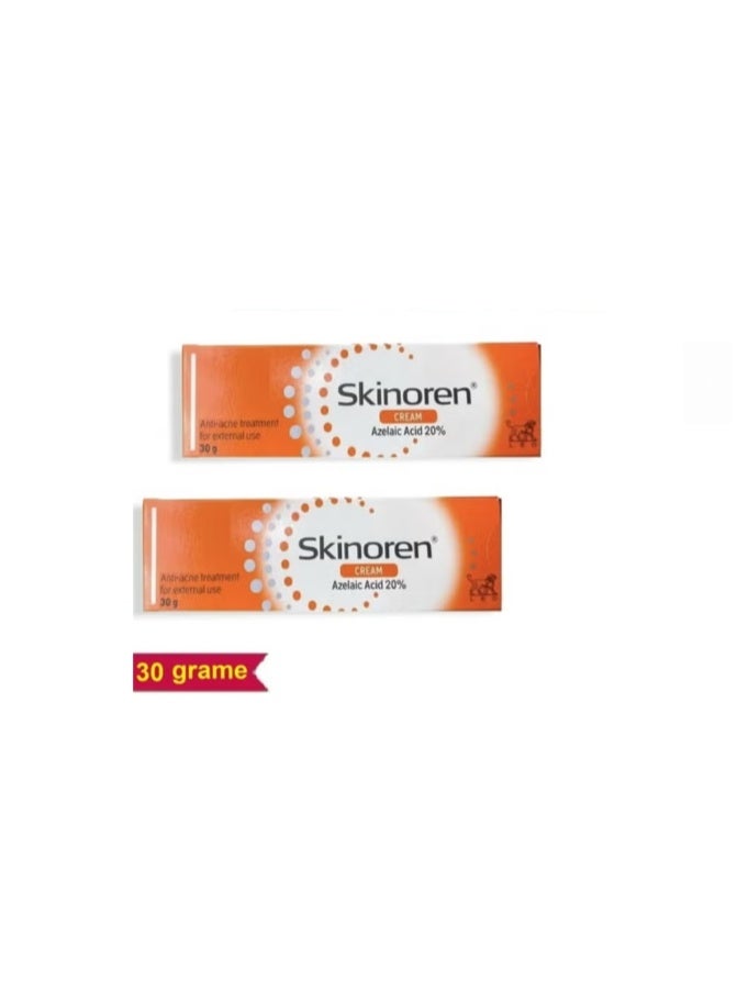 Skinoren (2 Pack Skinoren) 20% Azelic Acid Cream 2×30g - Image 1
