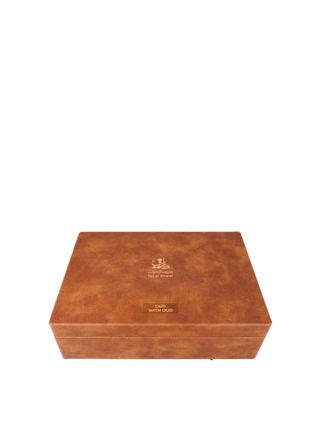 Taif Al Emarat Oud With Oud Box – Luxury Gift Set with Oud Perfume, Oud Oil & Agarwood Chips, 3 Pieces - Image 2