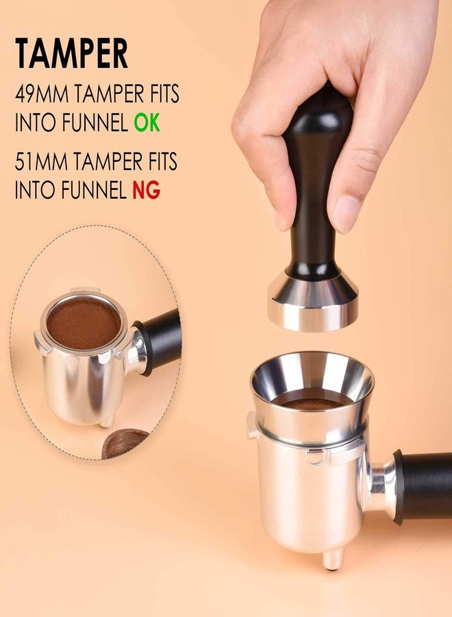 MATOW Stainless Steel Espresso Dosing Funnel Compatible with 51mm Portafilter - Image 5