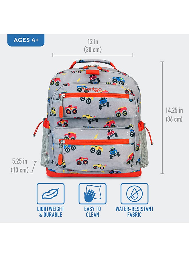 Bentgo حقيبة ظهر مدرسية للأطفال - شاحنات - Image 3