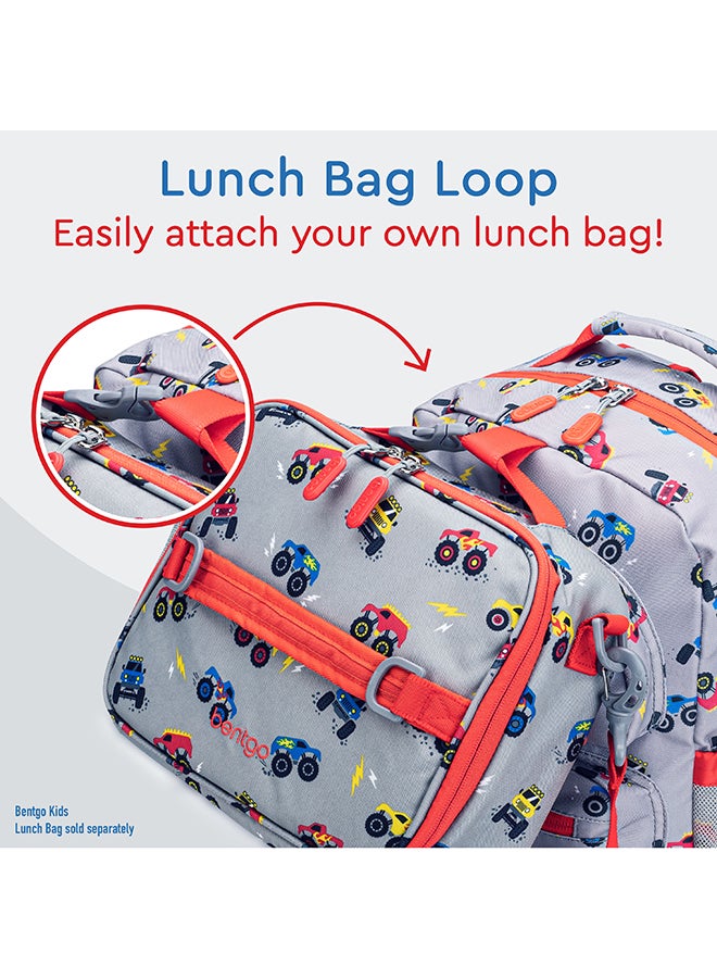 Bentgo حقيبة ظهر مدرسية للأطفال - شاحنات - Image 4