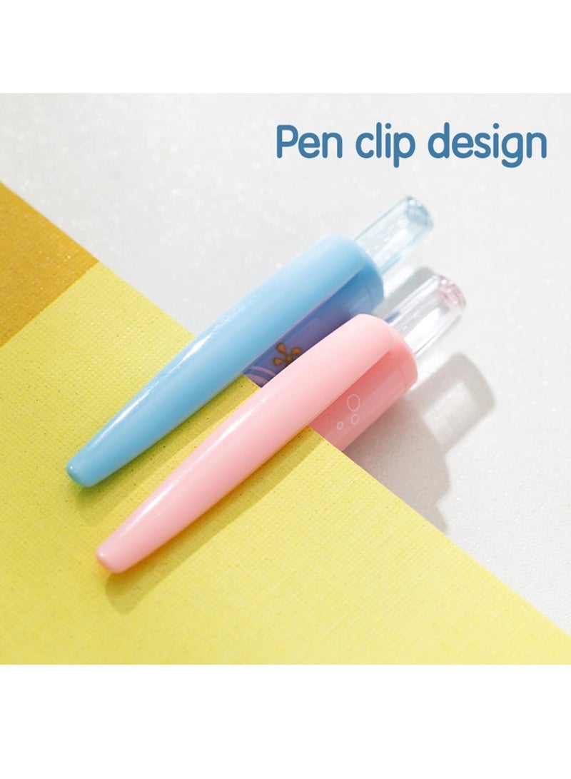 Deli 12-Piece Sponge Bob Ballpoint Pen 0.7mm Tip Blue Ink - Image 2