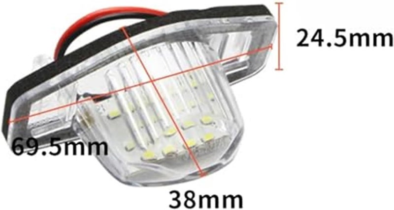 DEMULAX 2Pcs Car Number License Plate Light - Image 3