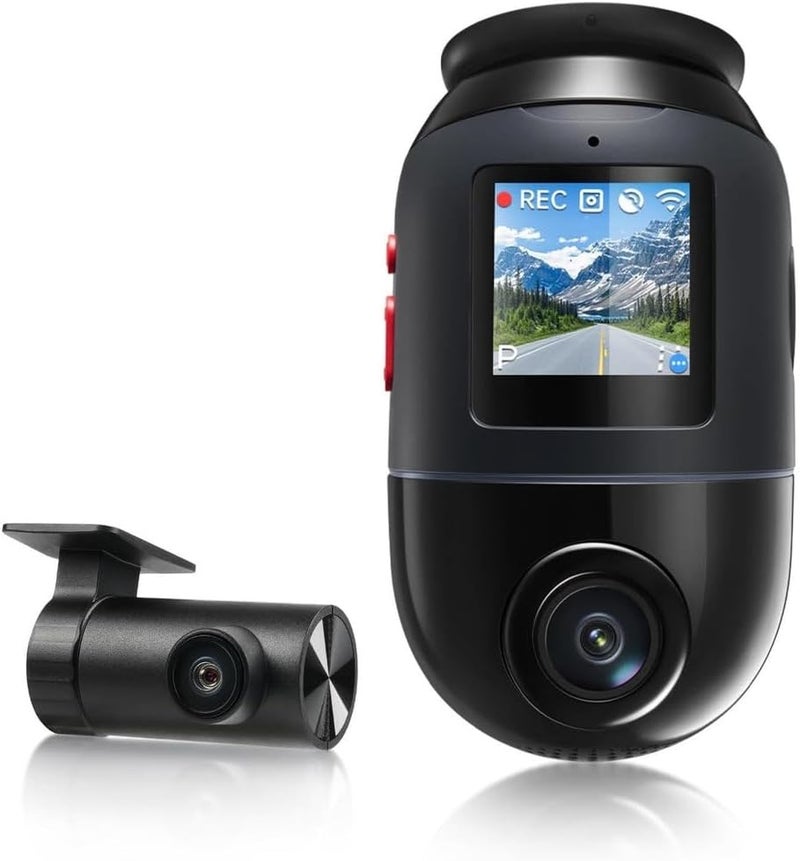 70 ماي كاميرا داش 70Mai X800 - كاميرا أمامية 4K وكاميرا خلفية 1080P مع دعم دوران 360° - Image 1