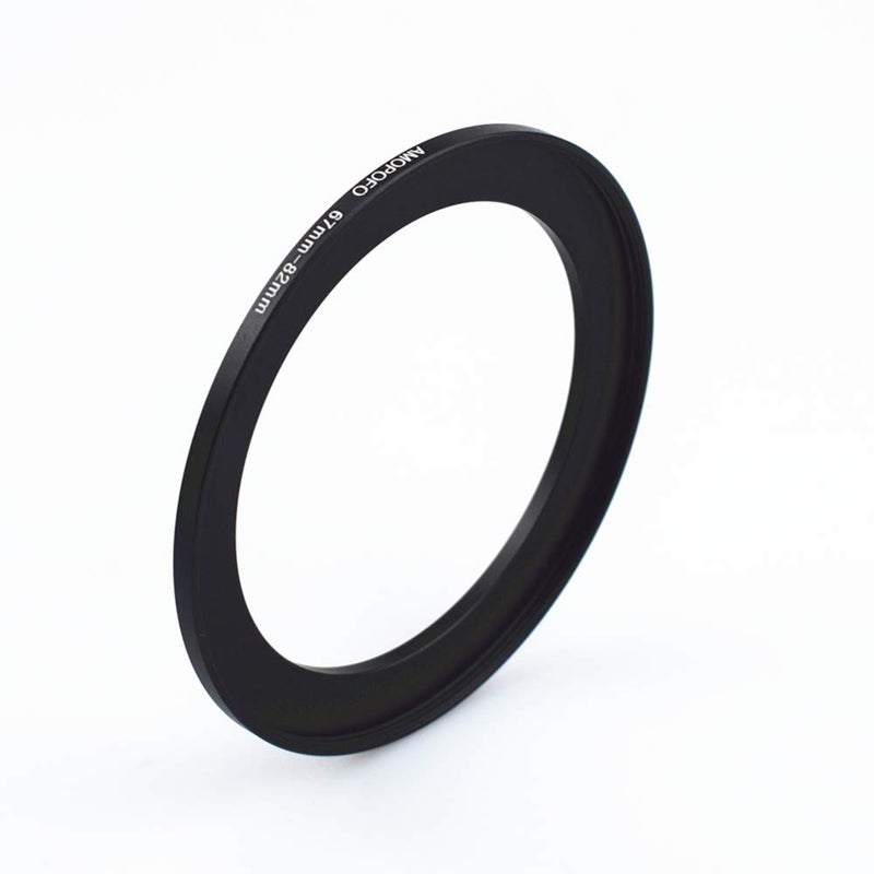 Amopofo 67 to 82mm Metal Ring/67mm to 82mm Step Up Ring Filter Adapter for UV,ND,CPL,Metal Step Up Ring,Compatible with All 67mm Camera Lenses & 82mm Accessories - Image 4