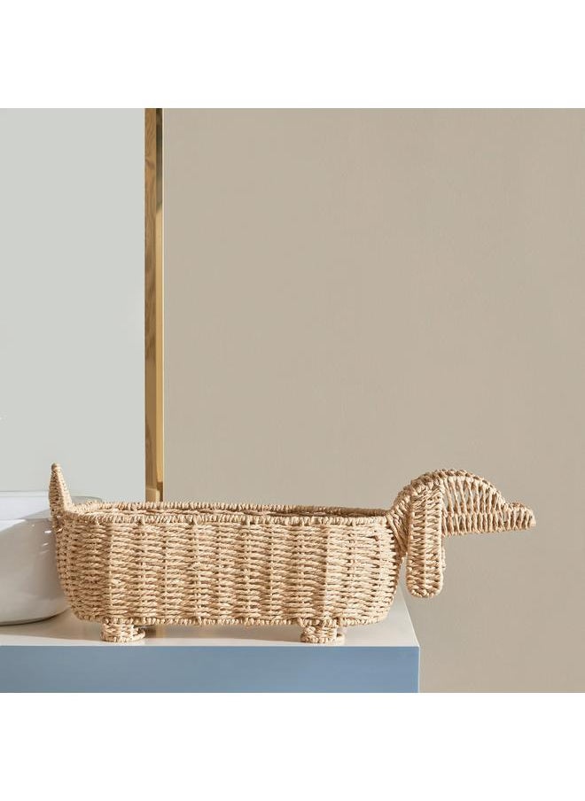 Home Box Natura Doggy Paper Rope Basket - 58x16x21 cm  - Image 2